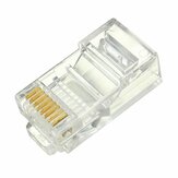 50PCS RJ45 Plug Ethernet Gold Plated Network Connector